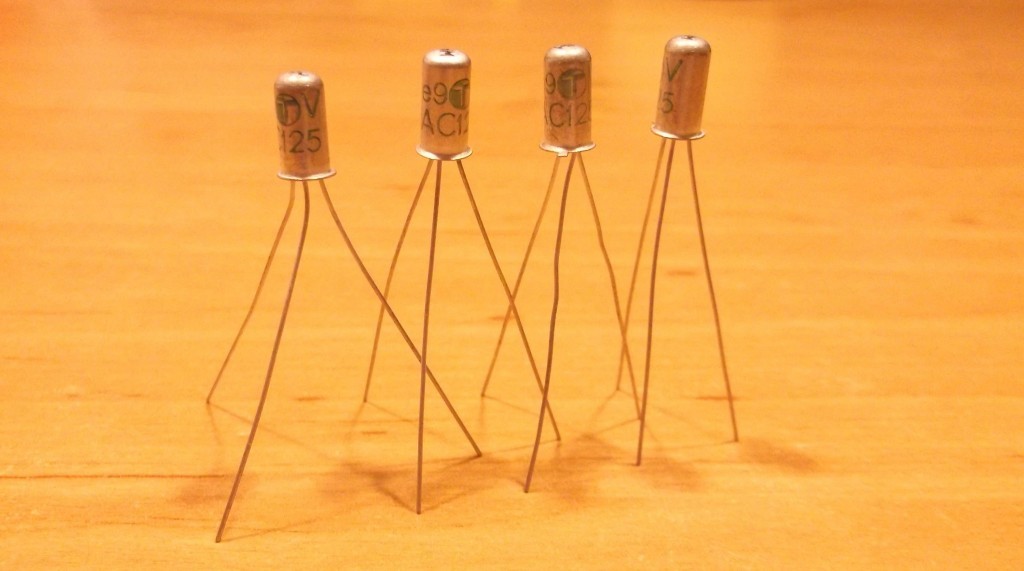 Germaniumtransistor PNP AC125 HFE 111120 Ramser Elektrotechnik