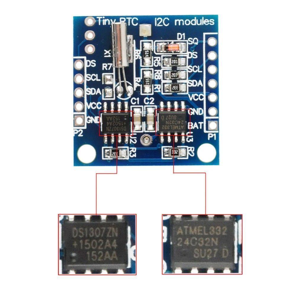 Tiny I2C DS1307 RTC Module fuer Raspberry Arduino  - Ramser  Elektrotechnik