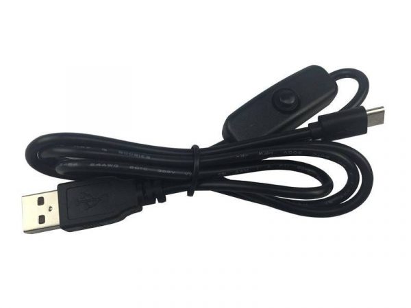 USB Kabel mit Schalter für Raspberry PI 4 - Ramser Elektrotechnik Webshop
