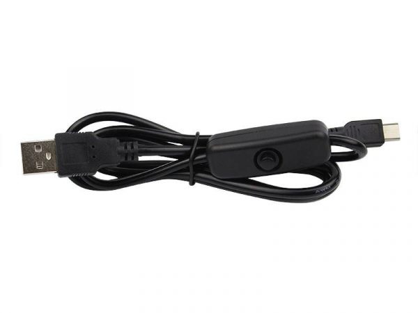 USB Kabel mit Schalter für Raspberry PI 5 - Ramser Elektrotechnik Webshop