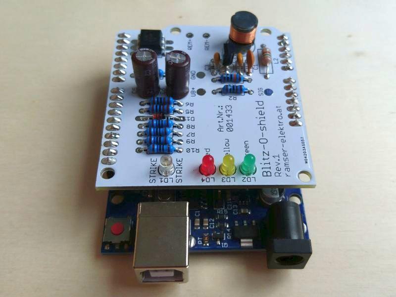 Arduino Blitzdetektor Shield - Ramser Elektrotechnik Webshop 00