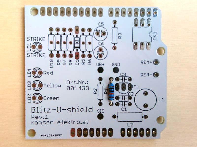 Arduino Blitzdetektor Shield - Ramser Elektrotechnik Webshop 2