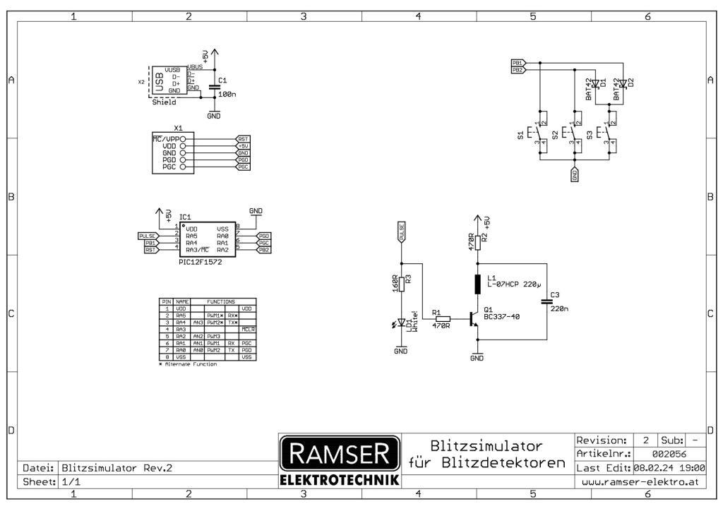 Blitzsimulator Gewittersimulator Rev.2 -9 Ramser Elektrotechnik Webshop