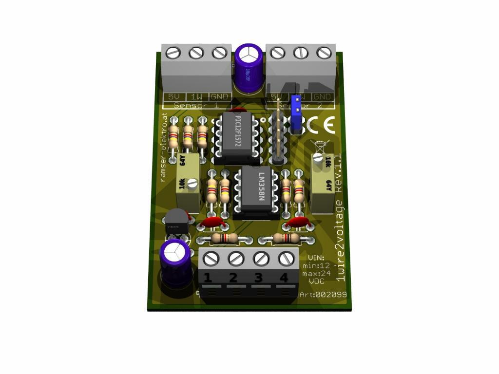 1wire2voltage_R.1.1 1wire Sensor auf Spannung Wandler Ramser Elektrotechnik Shop 09