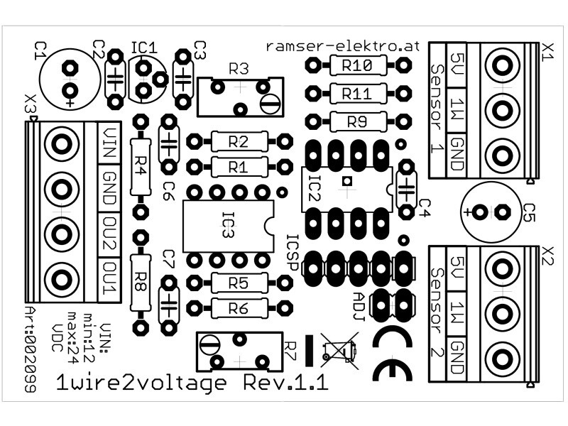1wire2voltage_R.1.1 1wire Sensor auf Spannung Wandler Ramser Elektrotechnik Shop 30