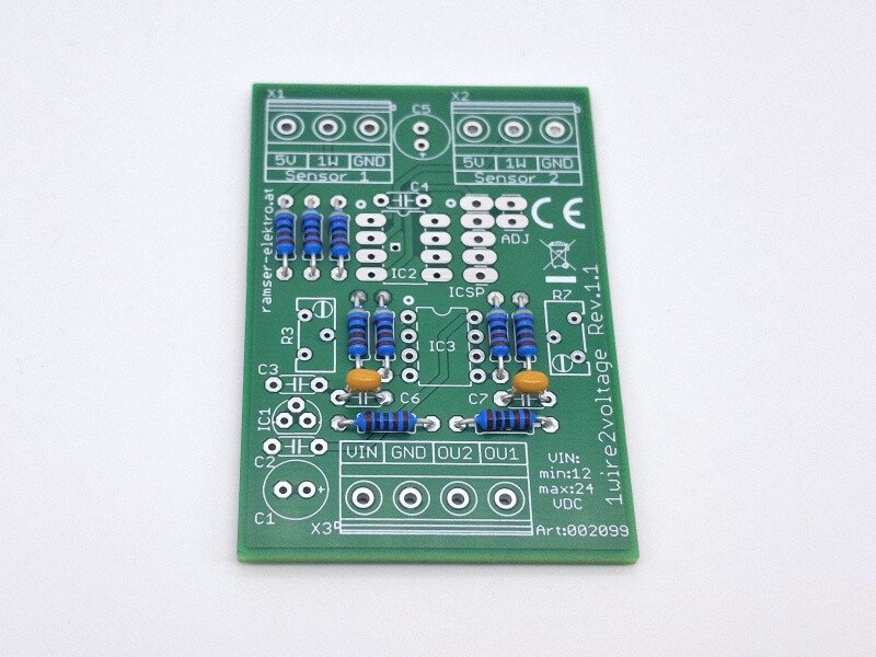 1wire2voltage_R.1.1 1wire Sensor auf Spannung Wandler Ramser Elektrotechnik Shop 53