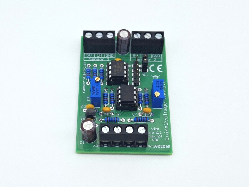 1wire2voltage_R.1.1 1wire Sensor auf Spannung Wandler Ramser Elektrotechnik Shop 57