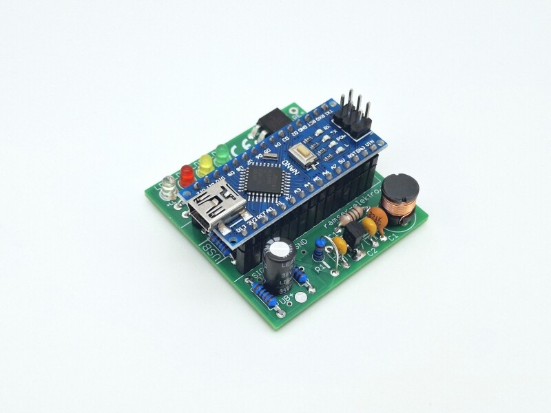 Blitz-o-shield - NANO R1.1 - Blitzdetektor Arduino Shield Ramser Elektrotechnik Shop 01