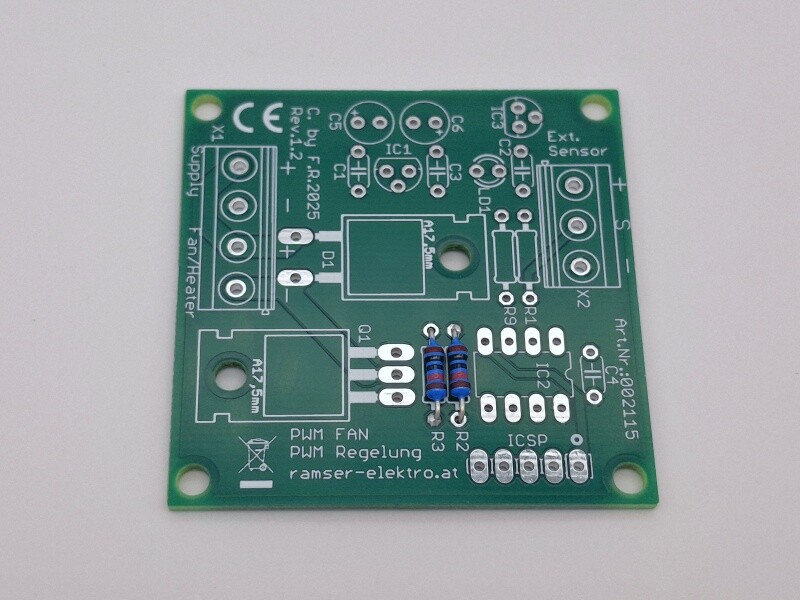 PWM-FAN Lüfter-Heizungs Regelung R.1.2 - Universaler PWM Ventilator Regler Heizen Kühlen Ramser Elektrotechnik Shop 51
