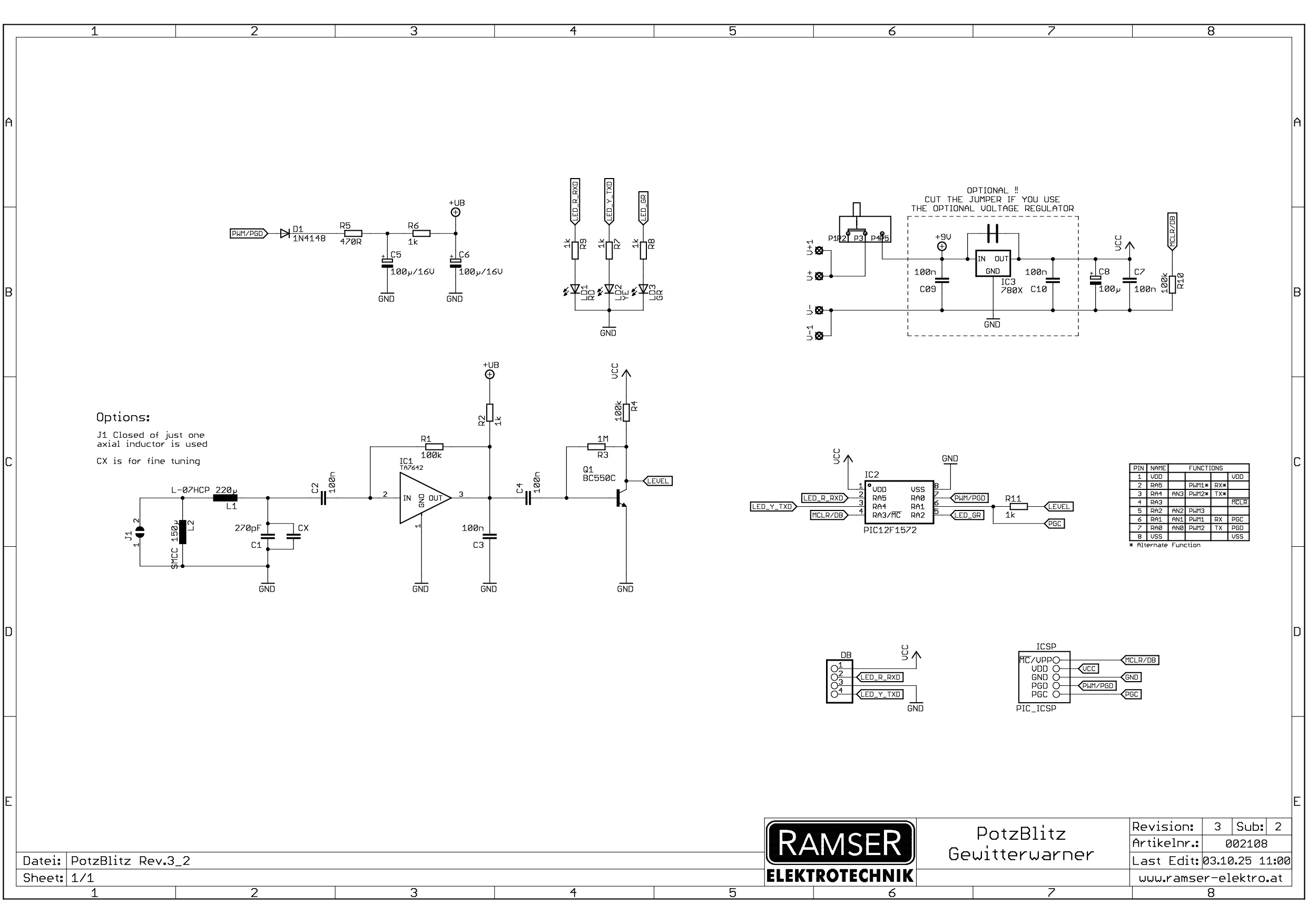 Potzblitz R.3.2 - Blitzdetektor Unwetterdetektor Gewitterdetektor Ramser Elektrotechnik Shop 35
