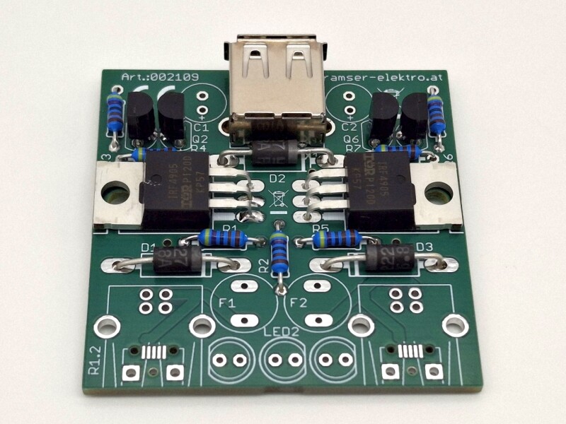 Redundanzmodul für Raspi und Co - Ideale Diode USB R.1.2 - Ramser Elektrotechnik Shop 53