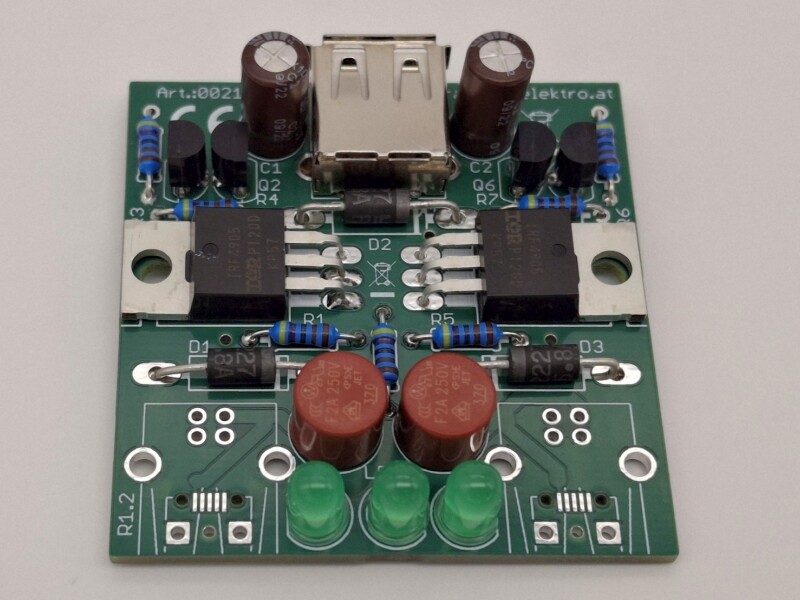 Redundanzmodul für Raspi und Co - Ideale Diode USB R.1.2 - Ramser Elektrotechnik Shop 54